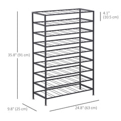 9-Tier Metal Wine Bottle Rack 54 Bottles Freestanding Wine Storage Holder Home Bar Wine Display Stand Cellar Bottle Organizer Black