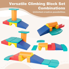10-Piece Foam Climbing Toys for Toddlers-Multicolor