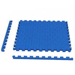 12 Tiles 1/2 inches Puzzle Exercise Floor Mats-Blue