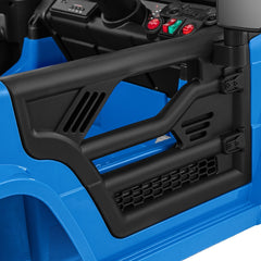 12V Kids Ride On Truck with Slow Start, Parent Remote, 3 Speeds, Lockable Doors and USB, 66 lb, Navy
