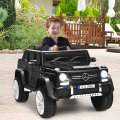 12V Licensed Mercedes-Benz Maybach Kids Ride On Car with Four Wheel Springs, 2.4G Remote and Door Locks, 66 lb, Black