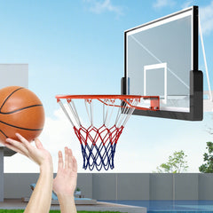 18 inches Basketball Rim Heavy Duty Wall Mounted Basketball Rim Goal Replacement-Orange