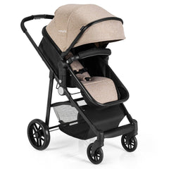 2 in 1 Foldable Pushchair Newborn Infant Baby Stroller-Coffee