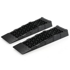 2-Pack 2.5 inches Lift Low Profile Car Ramps 22000 Lbs GVW Capacity-Black