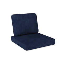 2-Pack Outdoor Patio Cushion Set with Removable Covers-Navy