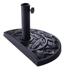 20 Inch Outdoor Patio Half Round Umbrella Base