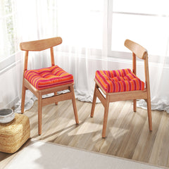 21 Inch x 21 Inch Patio Chair Seat Cushion Pads for Indoor and Outdoor-Orange