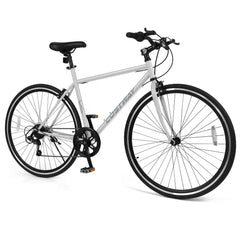 26 Inch Mountain Bike with Shimano 6 Speed and Caliper Brakes, Gray
