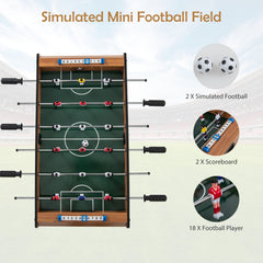 27 Inch Foosball Table Mini Tabletop Soccer Game