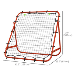 Volleyball Rebounder Net, Adjustable Soccer Rebounder, Baseball Volleyball Training Equipment Aid, Blue