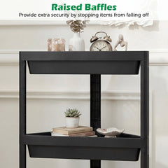 3-Tier Corner Shower Caddy 2-Pack with Detachable Design-Black