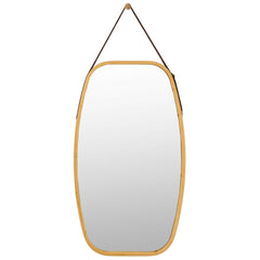 30 Inch Modern Rectangle Wall Hanging Framed Mirror