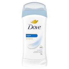 Dove Antiperspirant Stick Original Clean, for Women, For 48H Underarm Sweat & Odour Protection, 74g