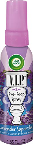 Airwick VIPOO Toilet Pre-Poop Spray, Lavender Scent, 55 ml