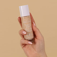 Marcelle Skincaring 2-in-1 Soothing Foundation + Concealer, Sun Tan, with Hyaluronic Acid, Medium Coverage, Matte Finish, Oil-Free, Cruelty-Free, Fragrance-Free, Hypoallergenic, 30 mL