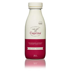 Caprina by Canus Legendary Bubble Bath With Fresh Canadian Goat Milk Gentle Soap Moisturizing Vitamins B2, B3 & More, Red, Original, 27.1 Fl Oz