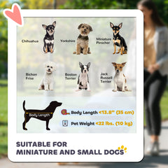 Cat Dog Stroller, One-click Foldable Pet Stroller w/Cup Holder, 4 Wheels Travel Carrier w/Brakes, 360° Swiveling Front Wheels, Storage Basket, for XS/Small Dogs Cats, Black