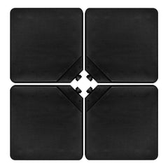 4 Pieces 13L Cantilever Offset Patio Umbrella Base with Easy-Fill Spouts