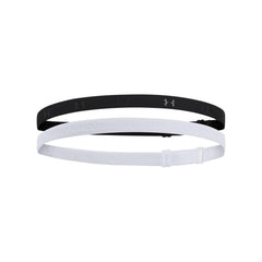 Under Armour Women's Adjustable Mini Headbands, (001) Black / / Mod Gray, One Size Fits Most