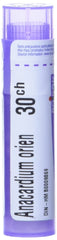 Boiron Anacardium orientale 30ch,Homeopathic medicine. Each tube contains 4 g (approximately 80 pellets)