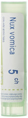 Boiron Nux vomica 5ch,Homeopathic medicine. Each tube contains 4 g (approximately 80 pellets)