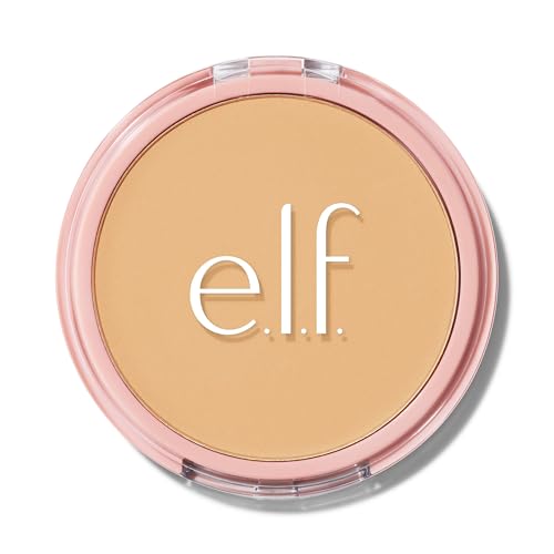 e.l.f. Halo Glow Powder Filter, Ultra-fine Finishing Powder, Smooths The Look of Pores & Fine Lines, Creates A Soft-Focus Glow, Vegan & Cruelty-Free, Light Warm