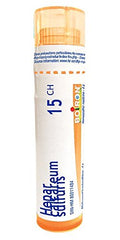 Boiron Hepar sulfuris calcareum 15ch,Homeopathic medicine. Each tube contains 4 g (approximately 80 pellets)