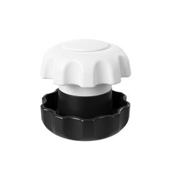 EZY DOSE Crush Pill, Vitamins, Tablets Crusher and Grinder, Effortlessly Crushes Medications into Fine Powder, Features Storage Compartment, Durable, Easy-to-Use Design, Orange, Black, BPA Free