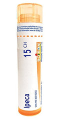 Boiron Ipeca 15ch,Homeopathic medicine. Each tube contains 4 g (approximately 80 pellets)