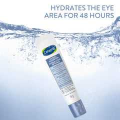 Cetaphil Optimal Hydration Eye Serum For Wrinkles, Dark Circles & Puffiness, Dry, Dehydrated and Sensitive Skin, 48Hr Hydration with Hyaluronic Acid, Vitamin E & B5, Dermatologist Recommended, 14g