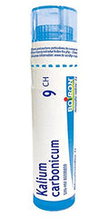 Boiron Kalium carbonicum 9ch,Homeopathic medicine. Each tube contains 4 g (approximately 80 pellets)