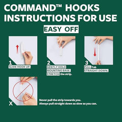 Command Outdoor Hook, Decorate Damage-Free, Water-Resistant Adhesive, Large (17083BZ-AWEF)