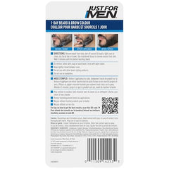 Just for Men 1-Day Beard & Brow Color, Temporary Color for Beard and Eyebrows, For a Fuller, Well-Defined, Up to 30 Applications, Dark Brown (1 Count)