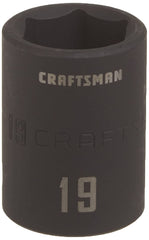 CRAFTSMAN® 1/2 in. Drive, 19mm Metric Impact Shallow Socket (CMMT15867)