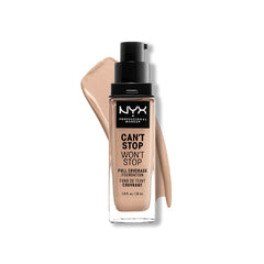 NYX Professional Makeup Can't Stop Won't Stop Foundation, 24h Full Coverage Matte Finish - Light, 30 mL