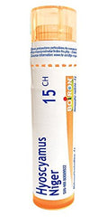 Boiron Hyoscyamus niger 15ch,Homeopathic medicine. Each tube contains 4 g (approximately 80 pellets)