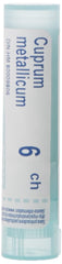 Boiron Cuprum metallicum 6ch,Homeopathic medicine. Each tube contains 4 g (approximately 80 pellets)