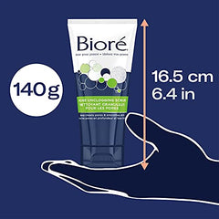 Biore Pore Unclogging Scrub, Exfoliating Wash for the Face (140 g)