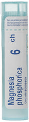 Boiron Magnesia phosphorica 6ch,Homeopathic medicine. Each tube contains 4 g (approximately 80 pellets)