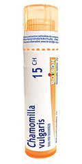 Boiron Chamomilla vulgaris 15ch,Homeopathic medicine. Each tube contains 4 g (approximately 80 pellets)