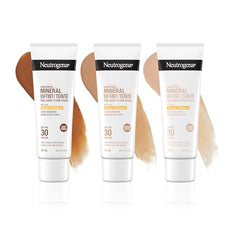 Neutrogena Purescreen+ Mineral UV Tint Face Liquid Sunscreen, Medium Skin Tone, SPF 30, Vitamin E, UV Protection, 32-mL