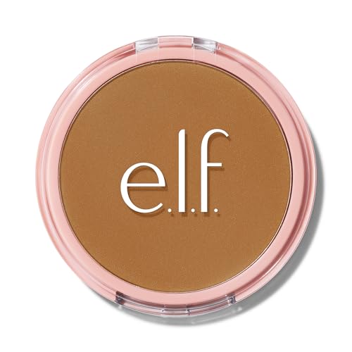 e.l.f. Halo Glow Powder Filter, Ultra-fine Finishing Powder, Smooths The Look of Pores & Fine Lines, Creates A Soft-Focus Glow, Vegan & Cruelty-Free, Deep Neutral