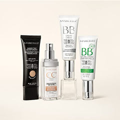 Marcelle Sheer Tint Moisturizer SPF 30, Porcelain, with Hyaluronic Acid and Aloe, Hypoallergenic, Non-Comedogenic, Fragrance-Free, Paraben-Free, Oil-Free, 40 mL