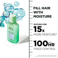 Garnier Fructis Hair Filler + Hyaluronic Acid Moisture Repair Sulfate-Free Serum, for Curly and Wavy Hair, up to 15X More Moisture & 100 Hours of Frizz Control, 111ml