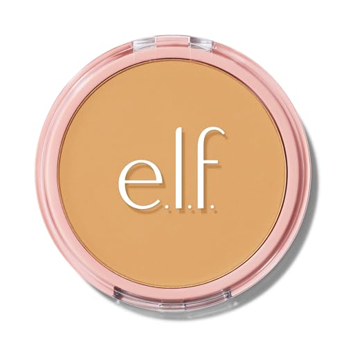 e.l.f. Halo Glow Powder Filter, Ultra-fine Finishing Powder, Smooths The Look of Pores & Fine Lines, Creates A Soft-Focus Glow, Vegan & Cruelty-Free, Medium Neutral