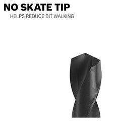 Bosch BL2183 7/8-Inch Black Oxide 1/2-Inch Red Drill Bit