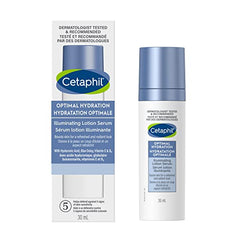 Cetaphil Optimal Hydration Illuminating Serum, Face Serum with Hyaluronic Acid, Vitamin E & Vitamin B5, Provides 48hr Hydration, For Sensitive, Dry & Dehydrated Skin, Dermatologist Recommended, 30 ml