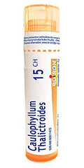 Boiron Caulophyllum thalictroides 15ch,Homeopathic medicine. Each tube contains 4 g (approximately 80 pellets)