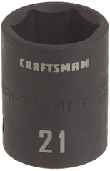 CRAFTSMAN® 1/2 in. Drive, 21mm Metric Impact Shallow Socket (CMMT15868)