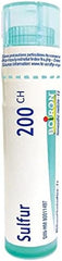 Boiron Sulfur 200ch,Homeopathic medicine. Each tube contains 4 g (approximately 80 pellets)